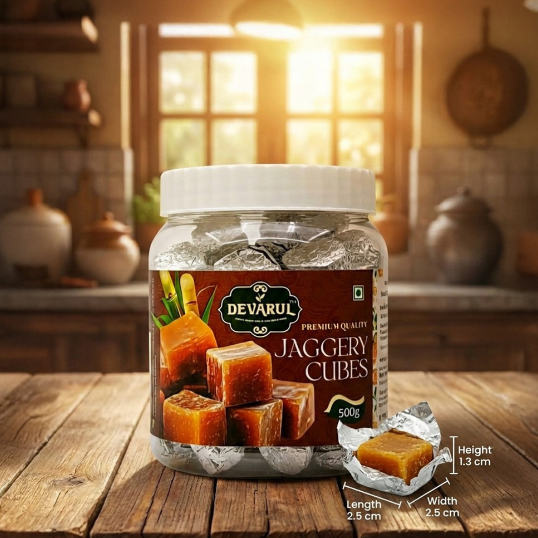 Devarul Premium Jaggery Cubes