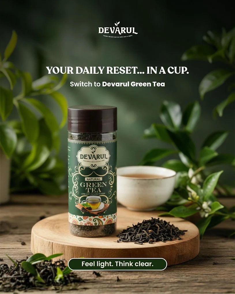 Devarul Natural Green Tea Leaf