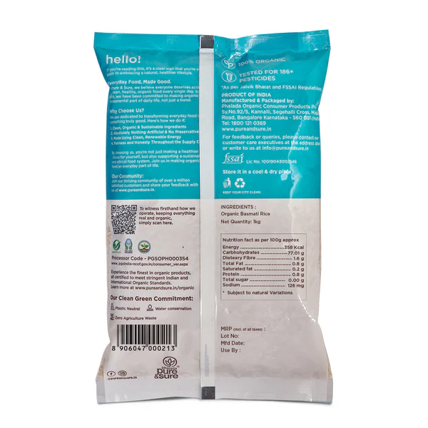 DEVARUL ORGANIC BASMATI RICE