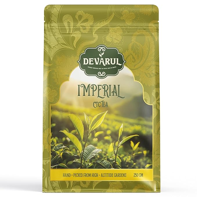 Devarul Indian Spices and Imperial CTC Chai (250g) | Darjeeling Green Tea Leaf (50g) Combo Pack | Garam Masala, Dhania, Red Chilli, Jeera & Turmeric Powder (100g Each) | Pure, Aromatic & 100% Natural - Image 3