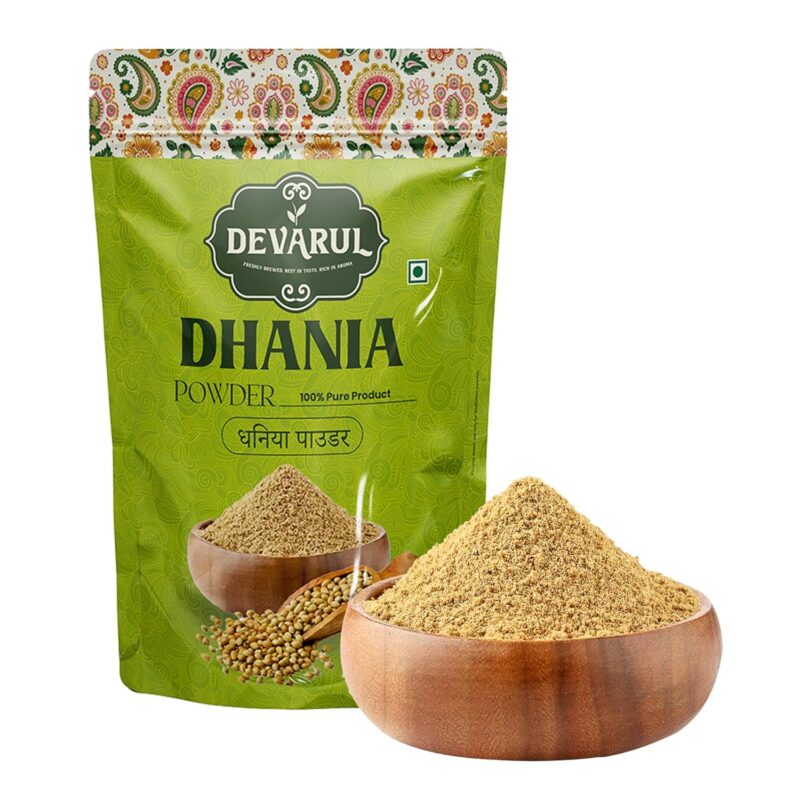 Devarul Indian Spices and Imperial CTC Chai (250g) | Darjeeling Green Tea Leaf (50g) Combo Pack | Garam Masala, Dhania, Red Chilli, Jeera & Turmeric Powder (100g Each) | Pure, Aromatic & 100% Natural - Image 8